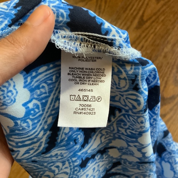 LOFT Floral Short Sleeve Tee. Size M. - Picture 5 of 9